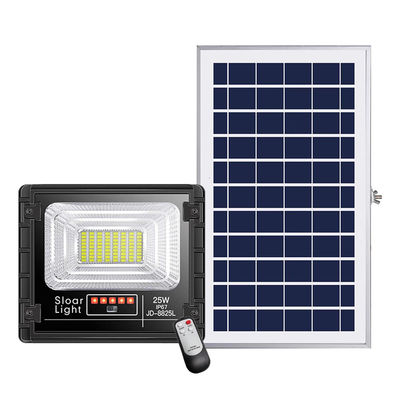 25w 150w 300 Watt ηλιακά φω'τα ασφάλειας προβολέα 80lm/w 3.7V υπαίθρια ηλιακά τροφοδοτημένα