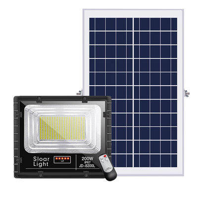 25w 150w 300 Watt ηλιακά φω'τα ασφάλειας προβολέα 80lm/w 3.7V υπαίθρια ηλιακά τροφοδοτημένα
