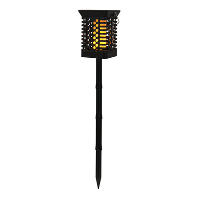 Ελαφρύς 100lm/w των θερμών άσπρων οδηγήσεων IP65 75 ηλιακός κήπων ηλιακός φανός λαμπτήρων φλογών τρέμοντας