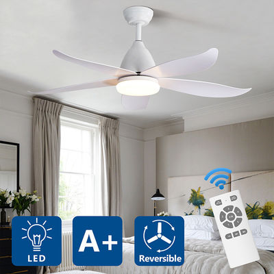 Φανταχτερός σίδηρος 3000K 35W 5 μεγάλο φυσικό ύφος λαμπτήρων ανώτατων ανεμιστήρων λεπίδων ABS
