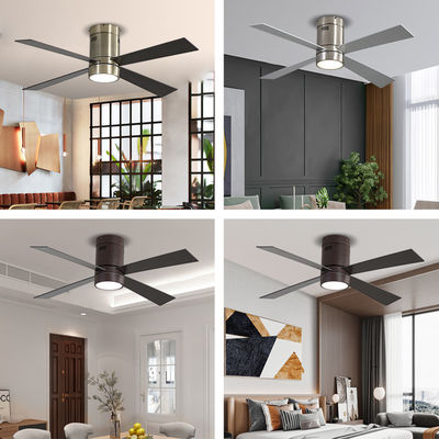 65W 48Inch 4 μετάλλων ανώτατος ανεμιστήρας ύφους λεπίδων σύγχρονος