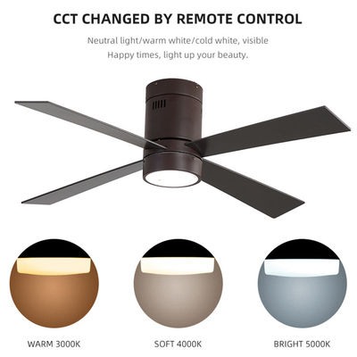 65W 48Inch 4 μετάλλων ανώτατος ανεμιστήρας ύφους λεπίδων σύγχρονος
