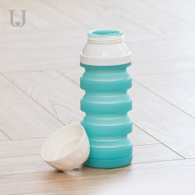 Υπαίθριο σιλικόνης 570ml Pet φλυτζάνι κατανάλωσης σκυλιών προϊόντων πτυσσόμενο
