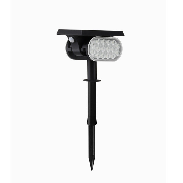 Εξωτερικός 90lm/W 3.7V Pir κινήσεων αυξομειωτής έντασης φωτισμού υποστήριξης φω'των κήπων αισθητήρων ηλιακός
